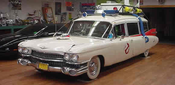 vintage ghostbusters car